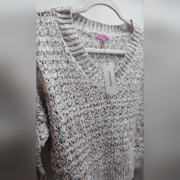 mi ami for Francesca's Kristin Yarn Knit Pullover Sweater NWT - Picture 8 of 13